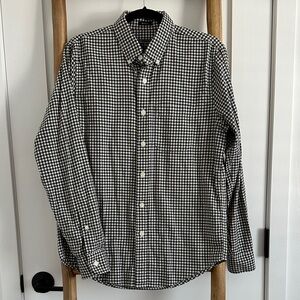 Abercrombie & Fitch Black and White Gingham Shirt